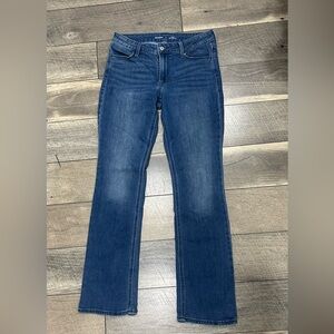 Old Navy Women's Boot Cut Jeans in Deep Blue